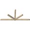 Ekena Millwork Kennewick Rough Sawn Timber Gable Bracket, Douglas Fir, 108"W x 49"H x 4"D x 4"F, 11/12 Pitch GBW108X49X0404KEN00RDF - alternate 3